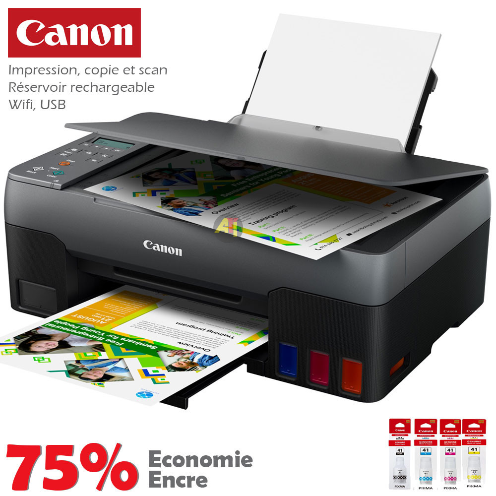 IMPRIMANTE CANON PIXMA MULTIFONCTION JET D'ENCRE G3420 A RESERVOIRS  (4467C009AA)