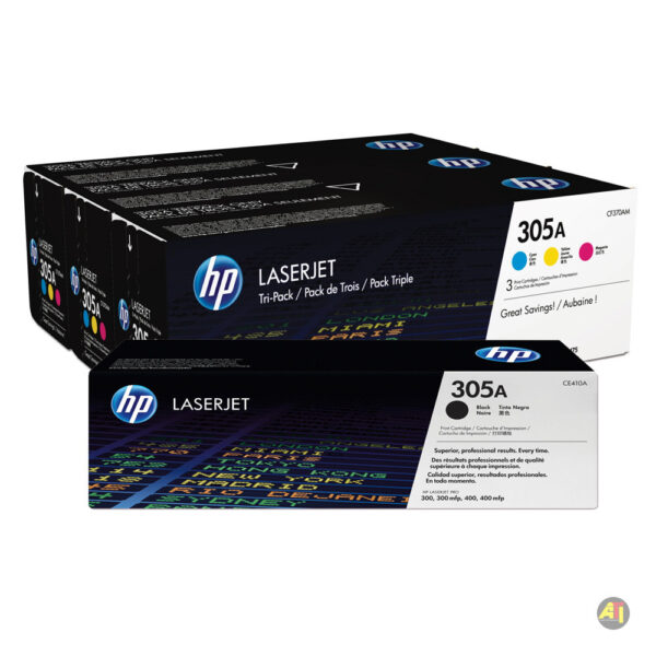 Toner HP 305A (CE410A, CE411A, CE412A, CE413A)-Original