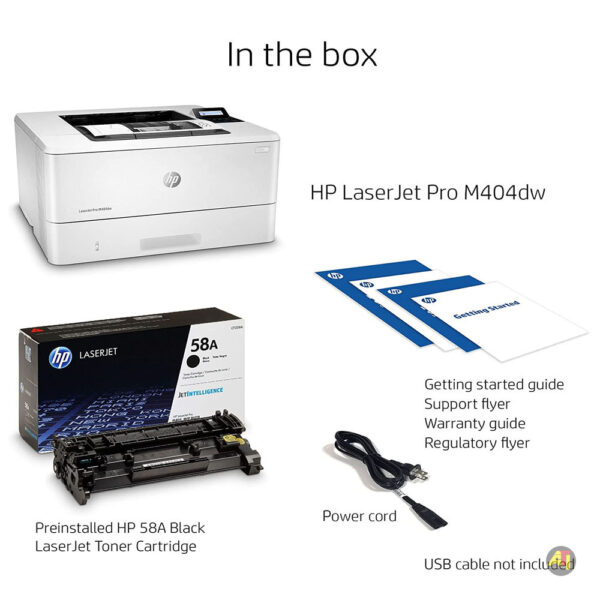 404dw 4 Imprimante HP LaserJet Pro M404dw (Laser Monochrome)