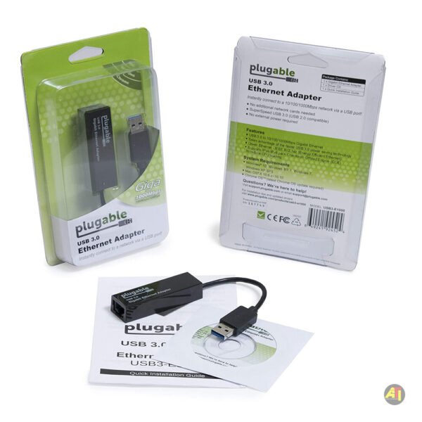 AdaptateurUsbEthernet 1 Adaptateur ethernet USB Prise en Charge d’Un réseau Ethernet 10/100 Mbps