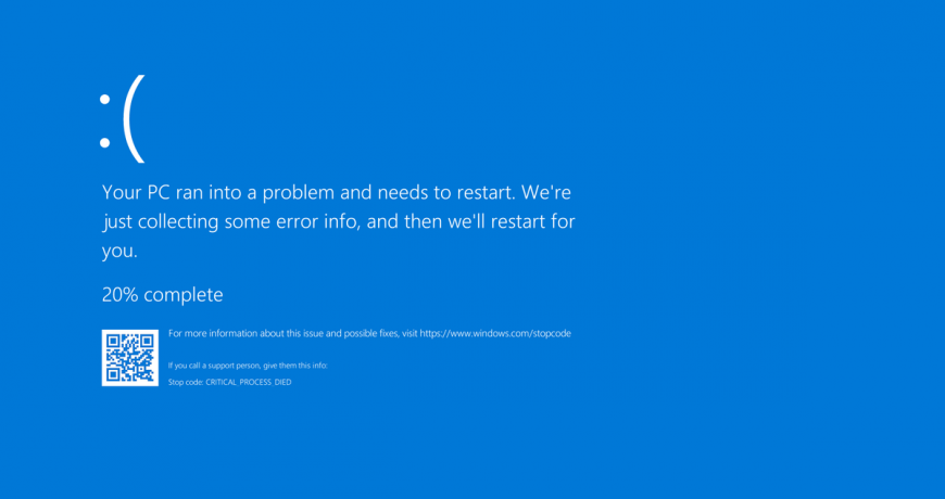 Bsodwindows10 Ecran bleu Windows 10: Microsoft corrige la panne du driver HP