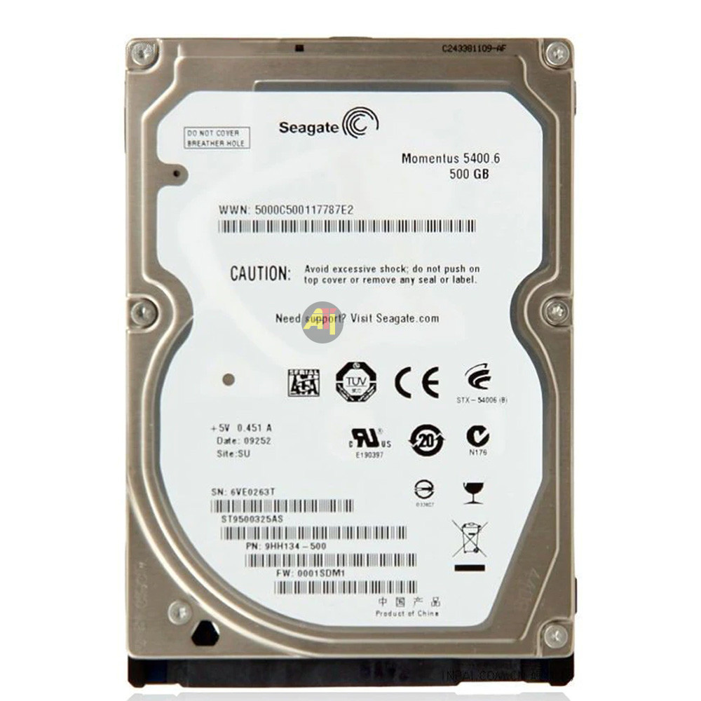 Disque dur SATA 2.5 160 Go Seagate Destockage Grossiste