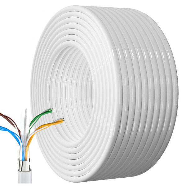 Rouleau de câble Ethernet Cat6 blindé