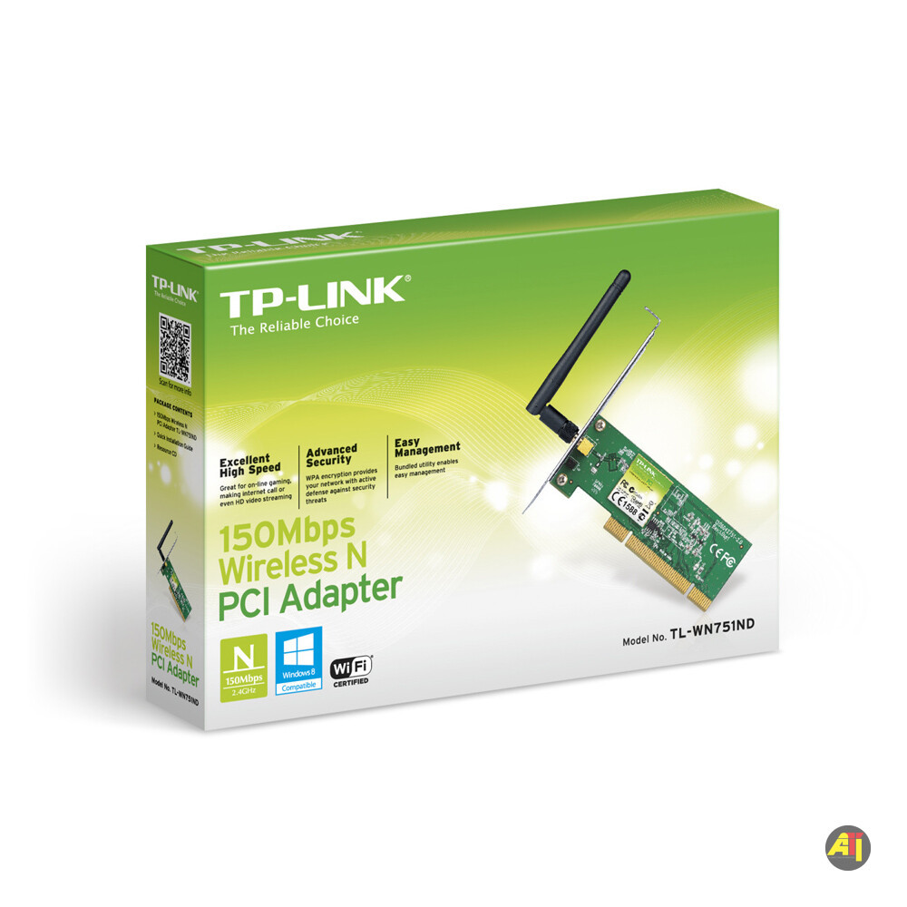 tl wn751nd Adaptateur PCI WiFI N 150Mbps - TL WN751ND