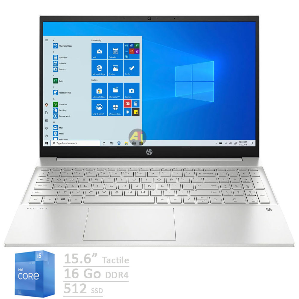 Hp PAVILION – Ecran 15.6 Pouces – Clavier Rétro éclairé – Core I5 – Adou  Boutique