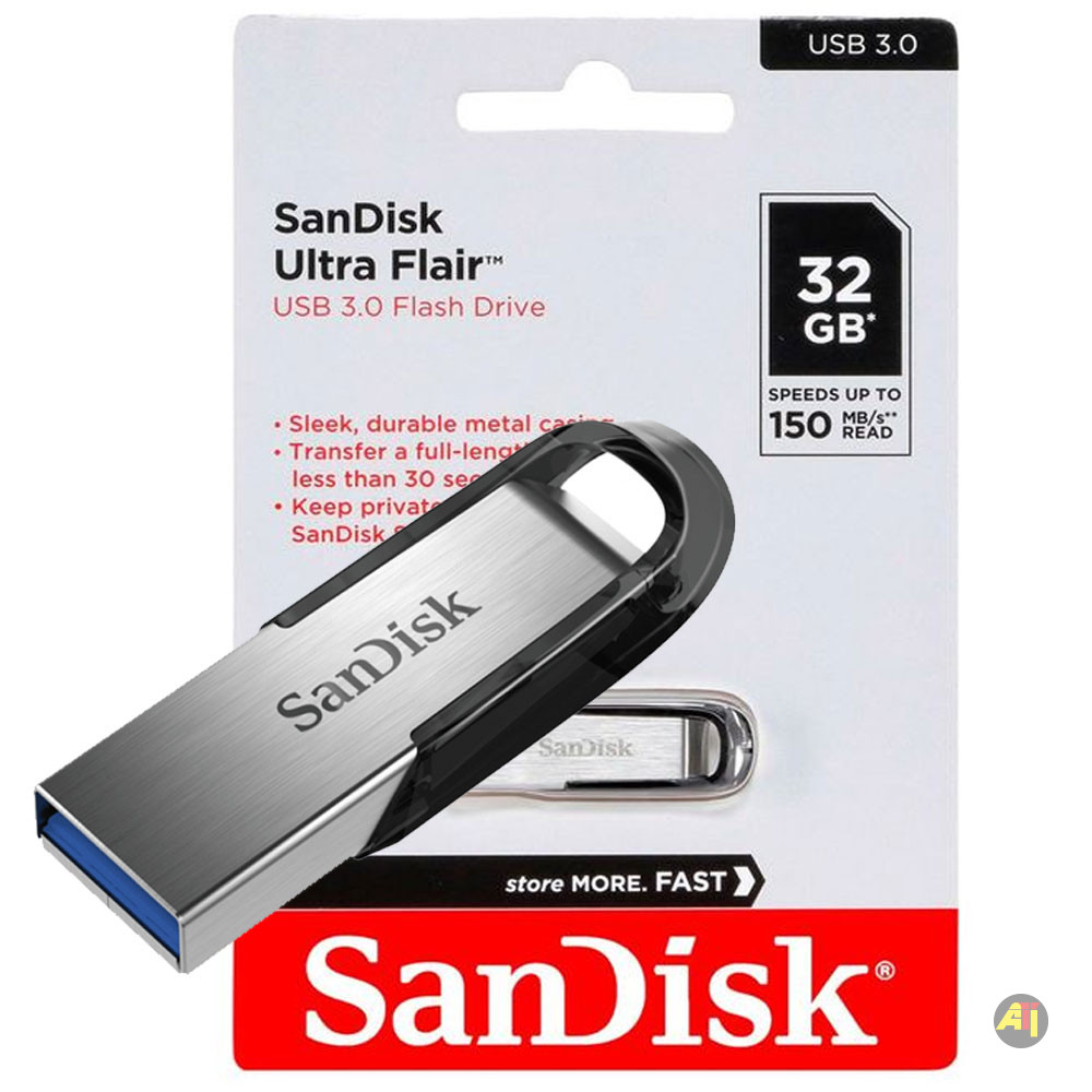 usb sandisk 32Go Clé USB 3.0 SanDisk Ultra Flair, 32 Go - Boîtier métallique