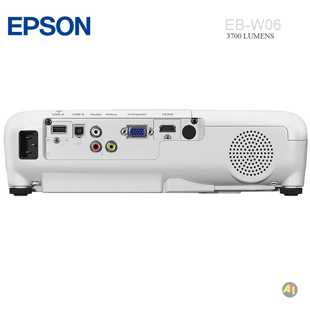 EB W06 3 Vidéo Projecteur Epson EB-W06 - 3700 Lumens, Technologie 3LCD