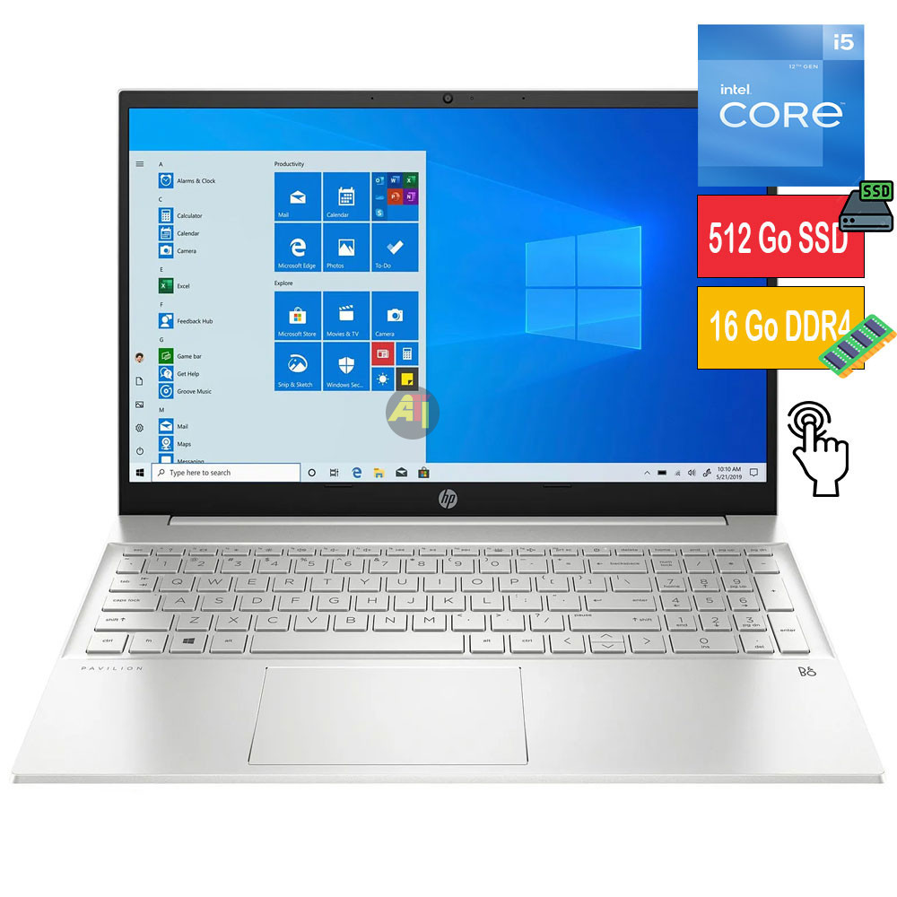 HP Pavilion 15-EG2153cl Intel Core I5 16Go / 512Go SSD, Ecran 15.6