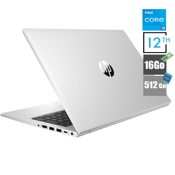 HP ProBook 450 G9 Intel core i5 12è Génération 16 Go / 512 Go SSD Ecran 15.6 Pouces - Clavier AZERTY Standard