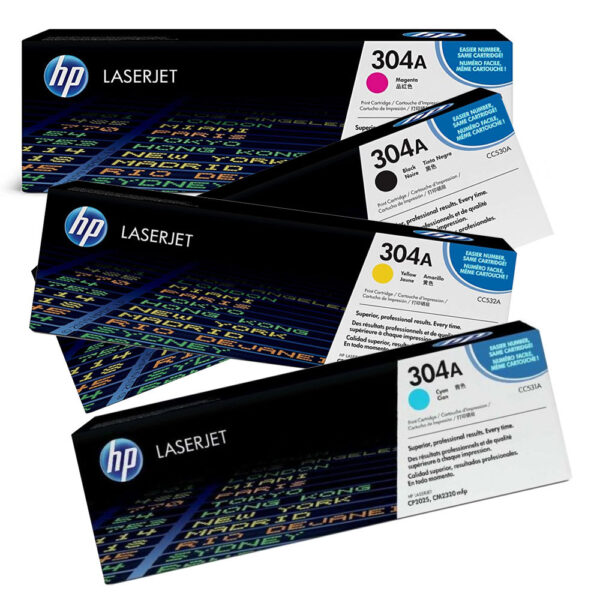 Toner HP 304A (CC530A, CC531A, CC532A, CC533A) - Original - ( 3 500 Pages)