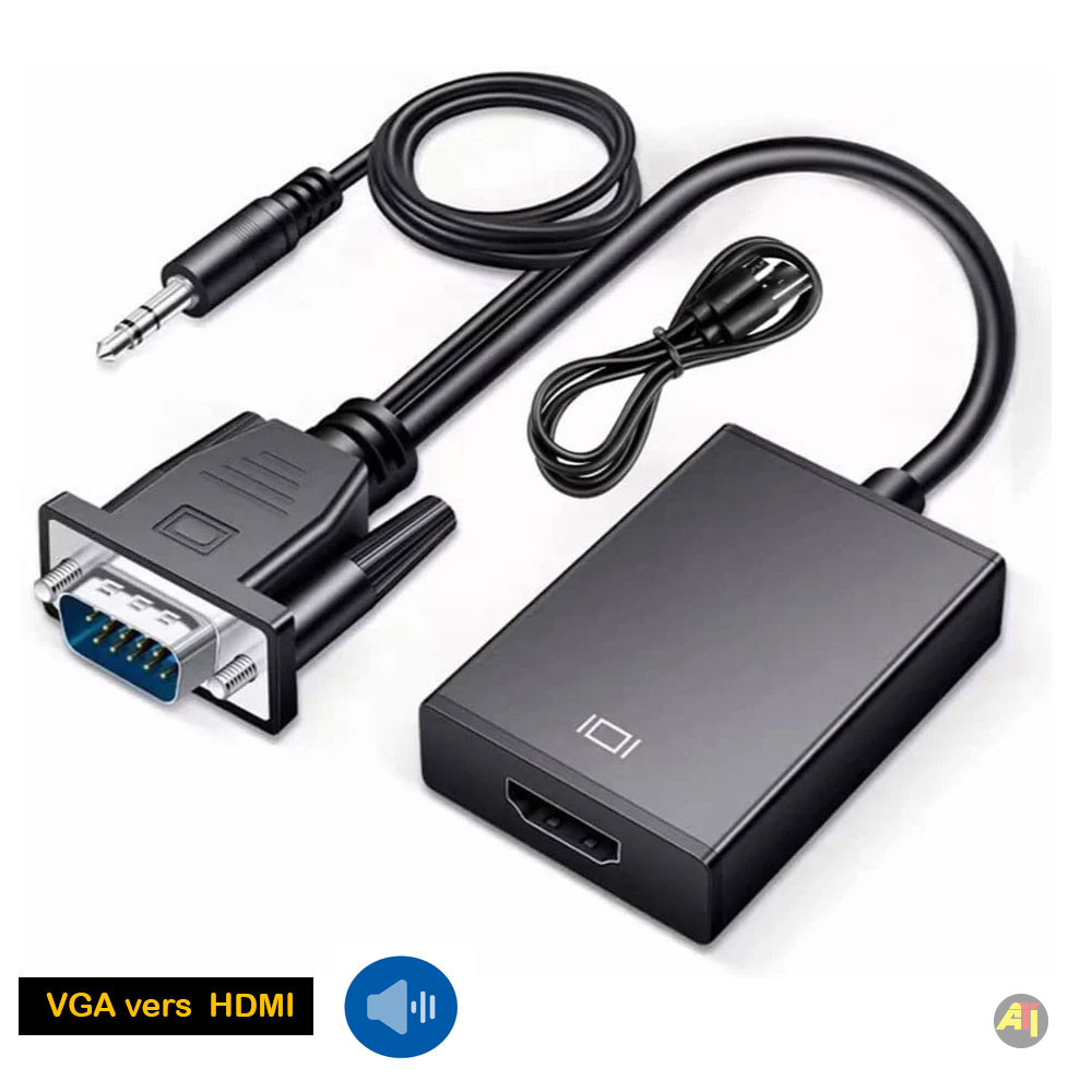 Adaptateur VGA Vers HDMI