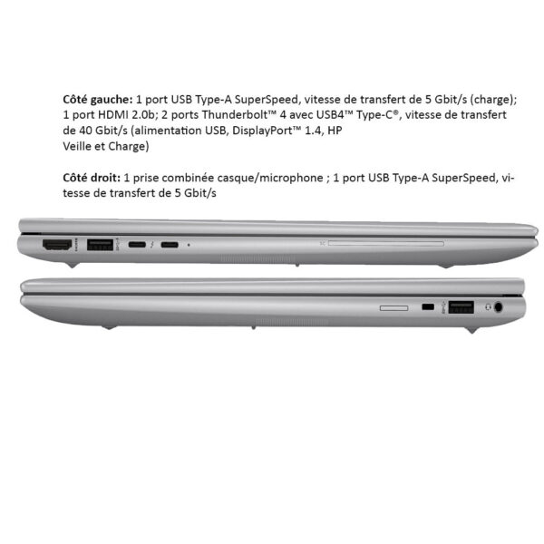 HP ZBook Firefly 14 G9 Mobile Workstation - Wolf Pro Security - Intel Core i7 1270P / 2.2 GHz - vPro, 16Go / 512Go SSD- Mobile Workstation – Image 6