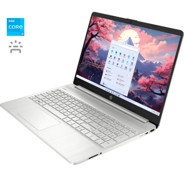 HP Laptop 15s-fq5362nia Intel Core i3-1215U 12è Génération 8Go/512Go SSD Ecran 15.6 Pouces, Clavier retroéclairé – Image 2