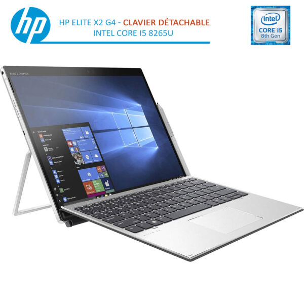 HP Elite X2 G4 Intel Core i5 8265U 16Go/256Go SSD, 13 Pouces IPS écran tactile / Clavier /  HP Active Pen G3 – Image 2