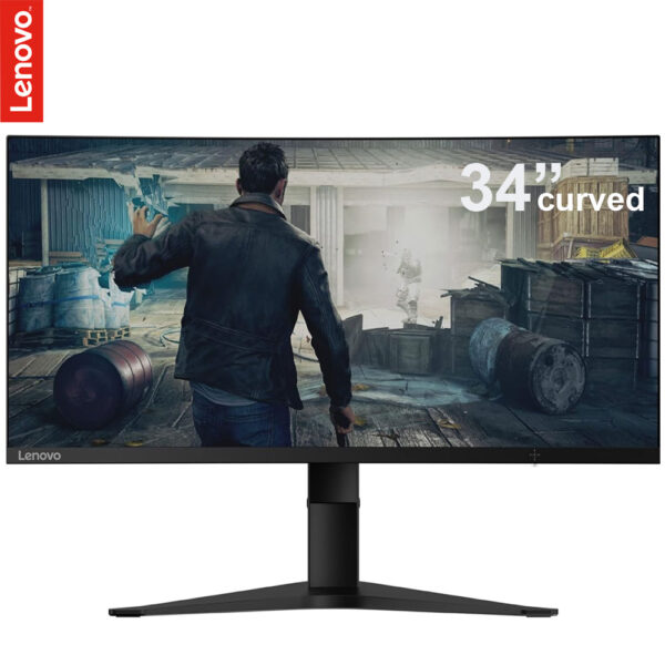 Lenovo G34w-30 WQHD Incurvé - Moniteur LED 34 Pouces Ultra-wide WQHD (3440 x 1440) - Audio, HDMI, Display – Image 2