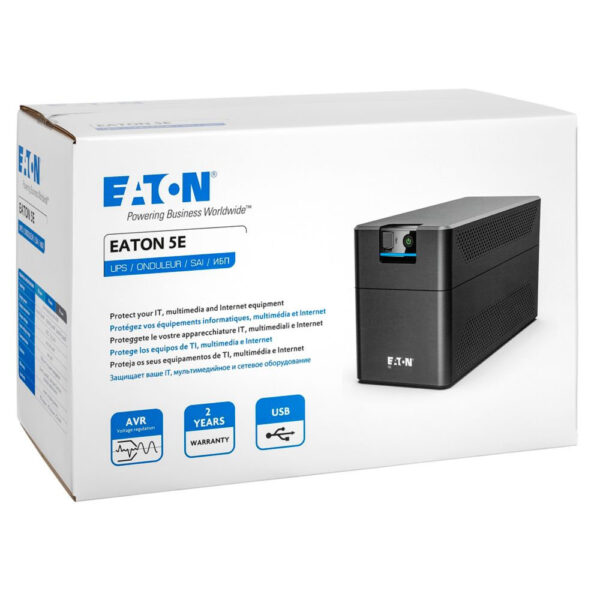 Onduleur Eaton 5E Gen2 5E2200UI - 2200 VA | 1200 Watt | | Ligne interactive | 6 Sorties IEC-320-C13 – Image 2