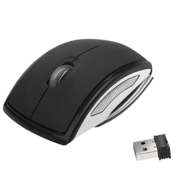 Souris Optique sans Fil 2.4GHz. Ergonomique, pliable avec récepteur USB – Image 3
