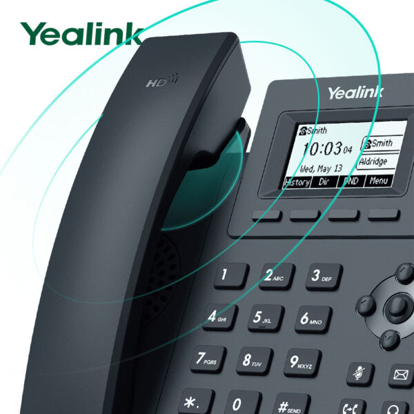 Yealink SIP-T31P - Téléphone IP, 2 lignes, Haut parleur Full Duplex HD – Image 2