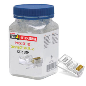 Connecteur Réseau RJ45 - Catégorie 6 UTP