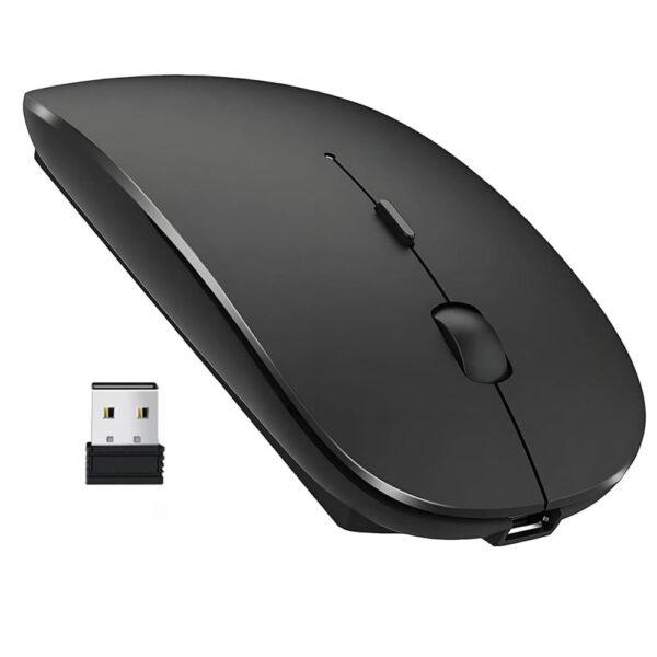 Souris Optique Sans fil - Bluetooth, Slim, Rechargeable – Image 2