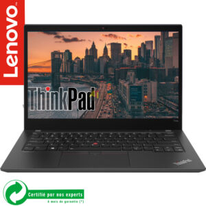 Lenovo ThinkPad T14s Gen 2 - Intel Core i7-1185G7-11è Génération - 16Go / 512Go SSD, Ecran 14 Pouces Tactile, Empreinte Digitale