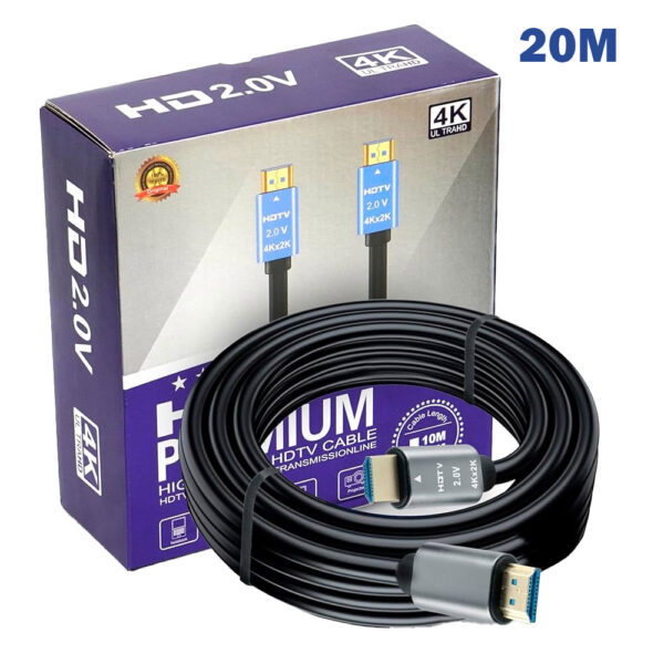 Câble HDMI Prémium HDTV 4K High Speed - 1.5m | 3m | 5m | 10m | 15m | 20m | 30m – Image 5