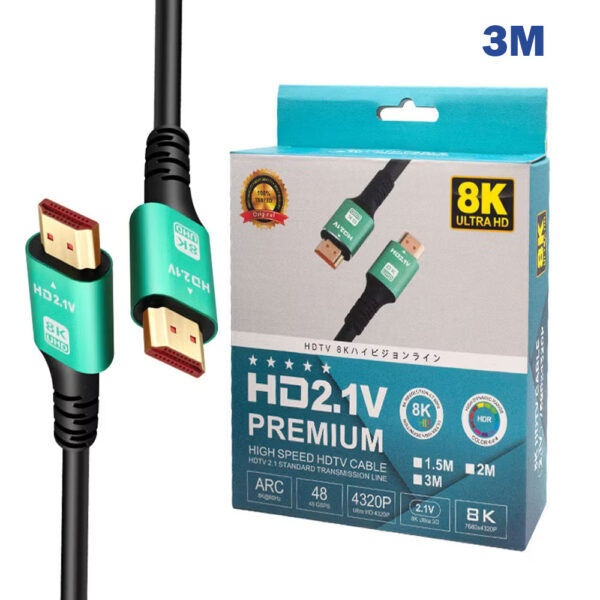Câble HDMI Prémium HDTV 4K High Speed - 1.5m | 3m | 5m | 10m | 15m | 20m | 30m – Image 6