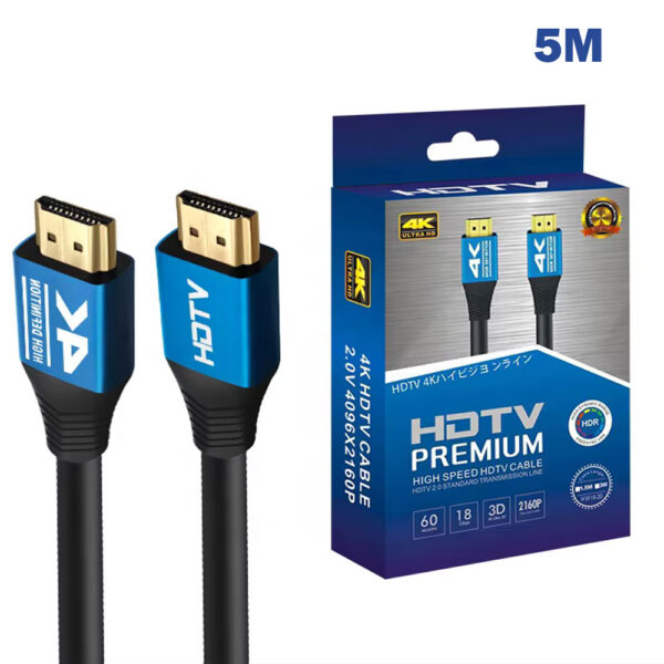Câble HDMI Prémium HDTV 4K High Speed - 1.5m | 3m | 5m | 10m | 15m | 20m | 30m – Image 3