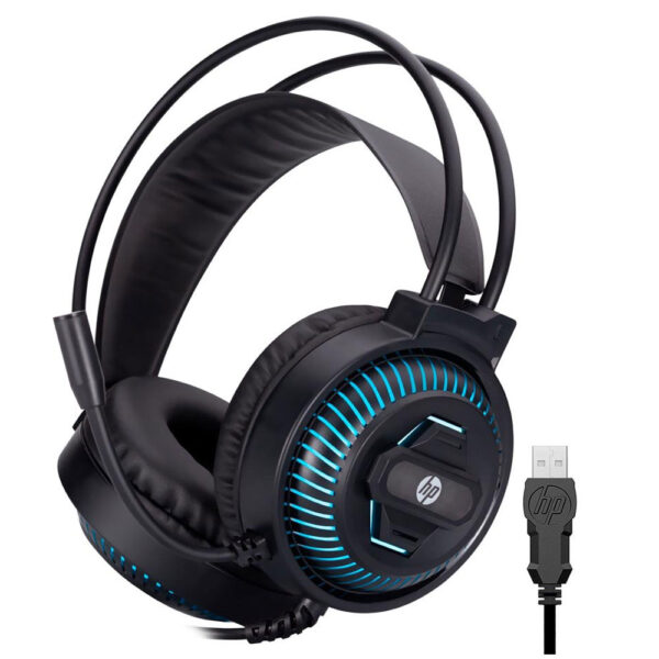 HP DHE-8001U-Casque Audio filaire, connectivité USB,