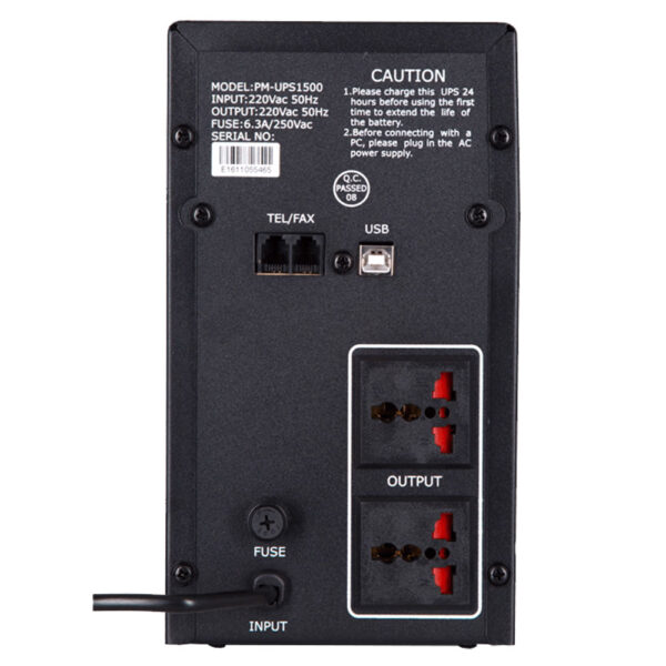 Onduleur Premax 1500VA / 900 Watts | PM-UPS1500 | Line Interactive – Image 2
