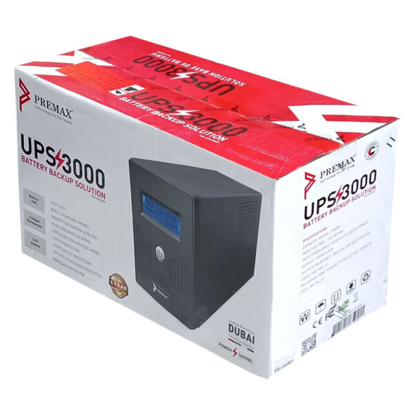 Onduleur Premax 3000VA / 1800 Watts, 3KVA | PM-UPS3000 | – Image 2