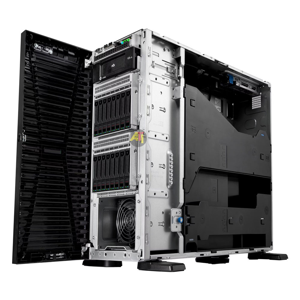 ml110Gen11 4 HPE ProLiant ML110 Gen11 Intel Xeon-Silver 4510 12-Core | 64GB PC5-5600B RDIMM | 2 x 480GB SSD+2 x HPE 2.4TB HDD | 2 kits d'alimentation HPE 1000 W – Image 5