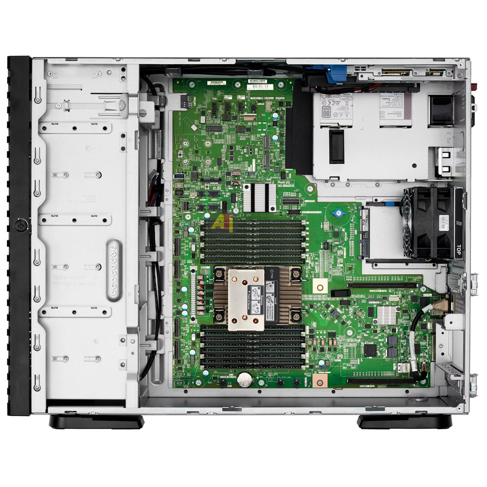 ml110Gen11 5 HPE ProLiant ML110 Gen11 Intel Xeon-Silver 4510 12-Core | 64GB PC5-5600B RDIMM | 2 x 480GB SSD+2 x HPE 2.4TB HDD | 2 kits d'alimentation HPE 1000 W – Image 4