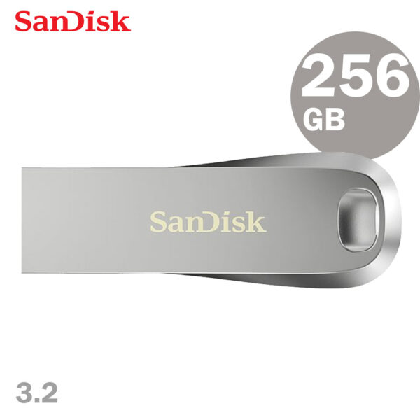 Clé USB 256 Go - SanDisk Ultra Luxe USB 3.2 Gen 1 - Rapidité optimale | Boitier Métallique – Image 3