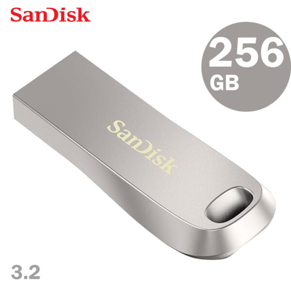 Clé USB 256 Go - SanDisk Ultra Luxe USB 3.2 Gen 1 - Rapidité optimale | Boitier Métallique – Image 4
