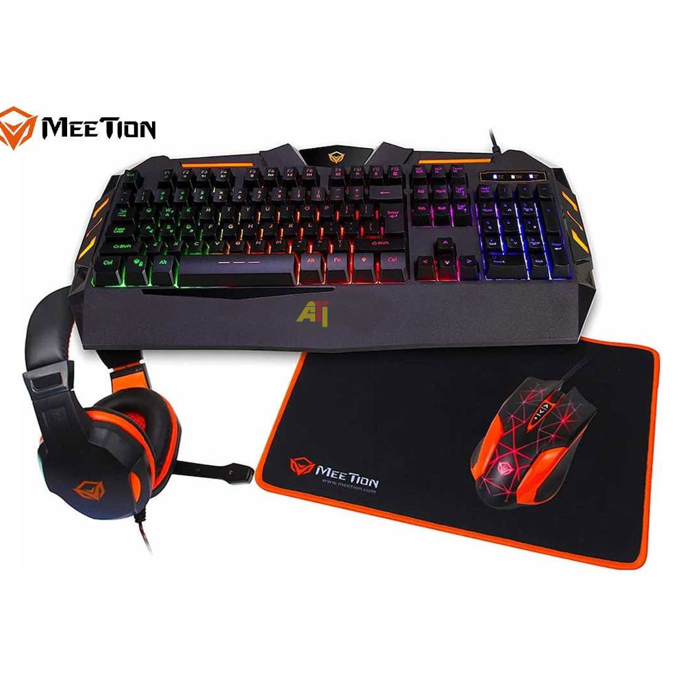 MEETION C505 3 Kit Gaming 4-en-1 Meetion C505 | Clavier, Souris, Casque Audio, Tapis Souris – Image 2