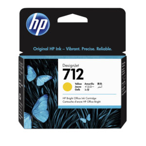 HP 712 Jaune - Cartouche d'encre HP DesignJet 29ml (3ED69A)
