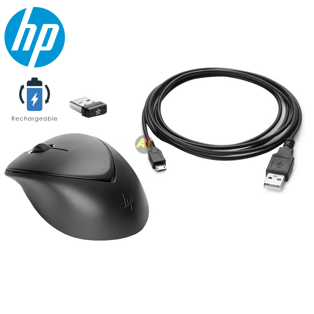 HP Premium Mouse 2 Souris Sans fil HP Prémium-2.4 GHz - Rechargeable (1JR31AA) – Image 2
