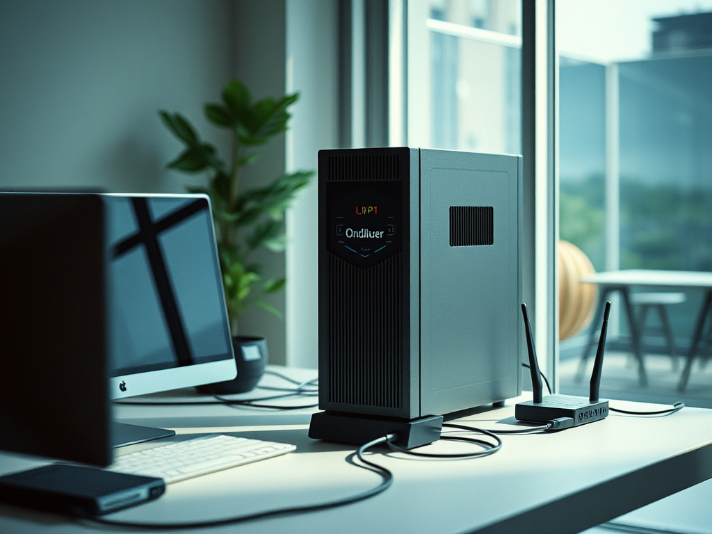 creer une image detaillee et engageante dun onduleur electrique ups TOGO INFORMATIQUE