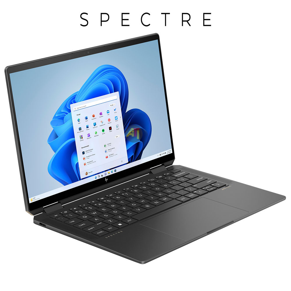 spectre eu097nr 2 HP SPECTRE 14-EU0097NR x360 Intel Core Ultra 7 16Go LPDDR5x / 1To PCIe Gen4 NVMe, Ecran 3K 14 Pouces WQXGA Tactile, Avec Stylet – Image 3