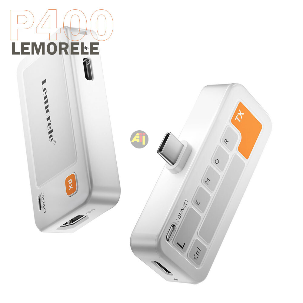 LEMORELE P400 3 Lemorele P400 - Émetteur/Récepteur HDMI sans fil, Transmetteur vidéo, 1080p 60 Hz, 50 m – Image 3