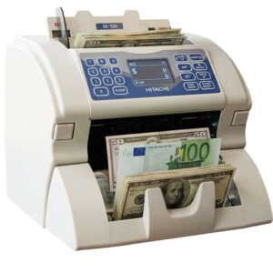 Hitachi iH-100 Compteuse de billets multi-devises avec détection des faux billets