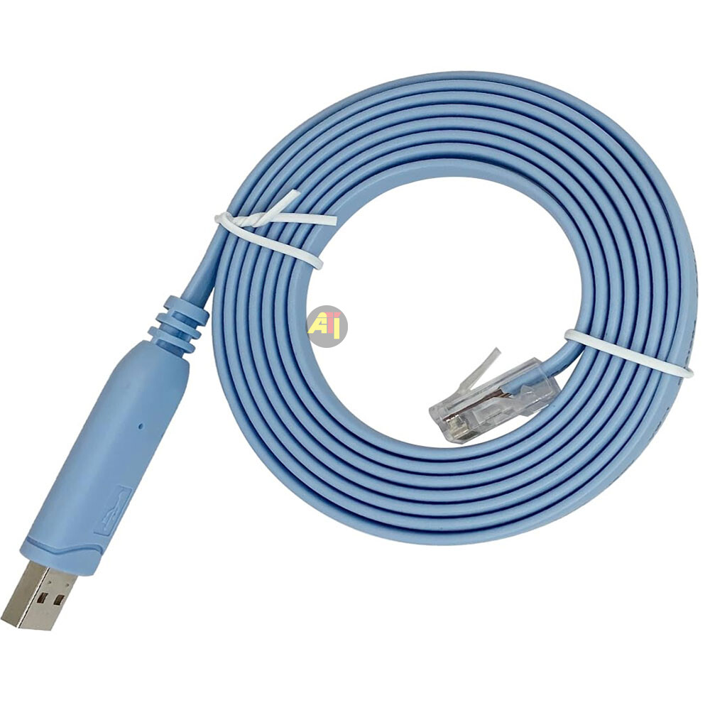 CableConsole Câble Console USB vers RJ45 | Adaptateur série RS232 Plug-and-Play, 1,5 mètres – Image 3