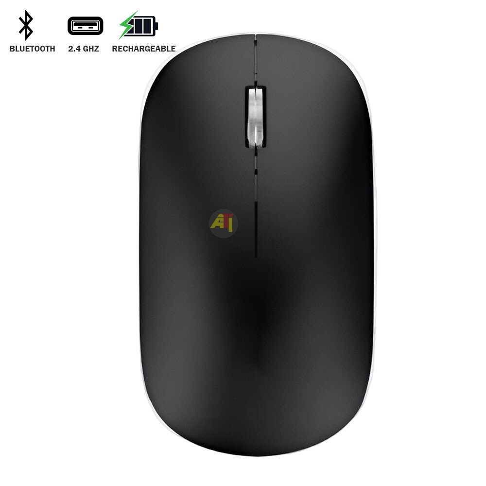 YILIMA QS215 2 Souris Optique sans fil Rechargeable Bluetooth